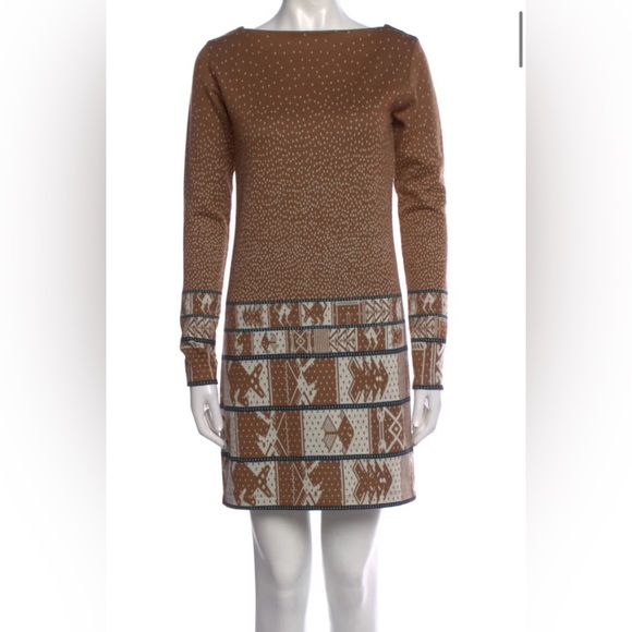 SUNO knit Mini Dress - Picture 1 of 5